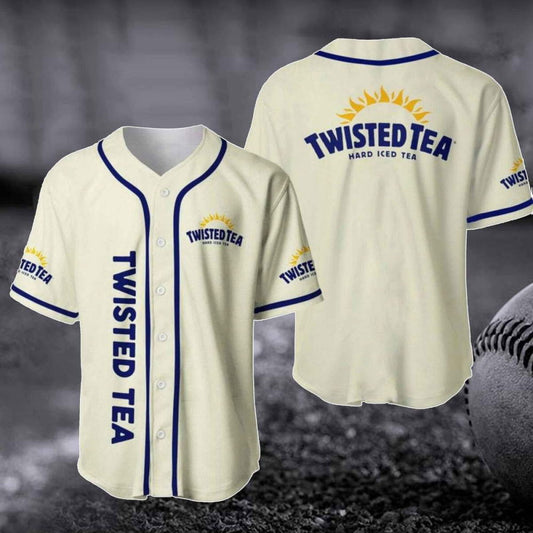 Twisted Tea Unisex Baseball Jersey - Keep it Twisted with our Beer Lover Shirt! - Aopprinter