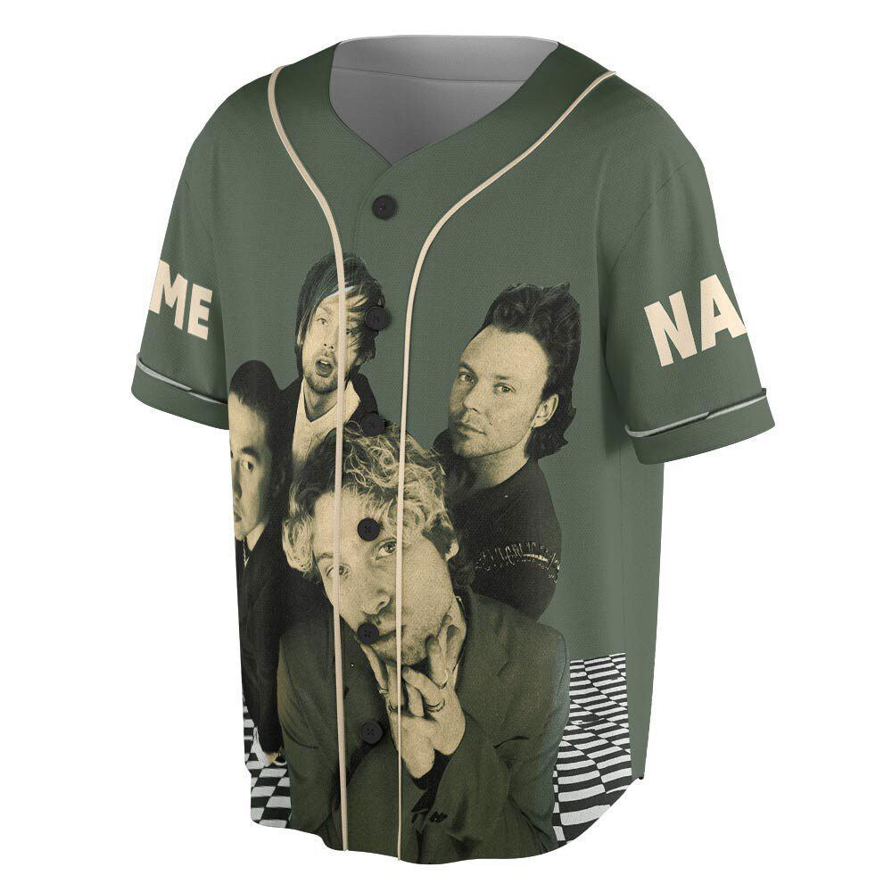 Custom Name 5 Seconds of Summer Baseball Jersey - lylyprint.com