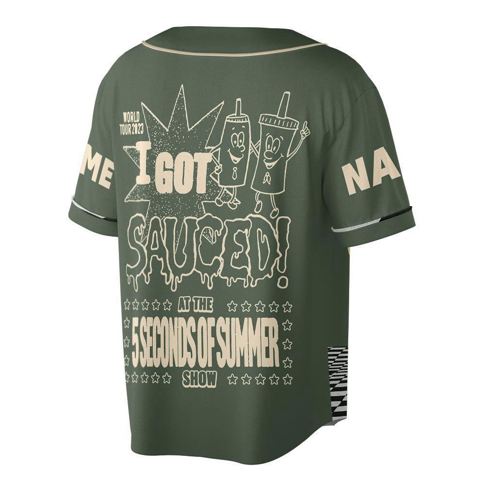 Custom Name 5 Seconds of Summer Baseball Jersey - lylyprint.com