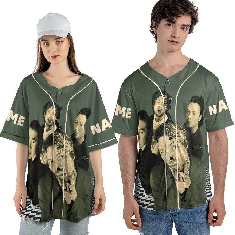 Custom Name 5 Seconds of Summer Baseball Jersey - lylyprint.com