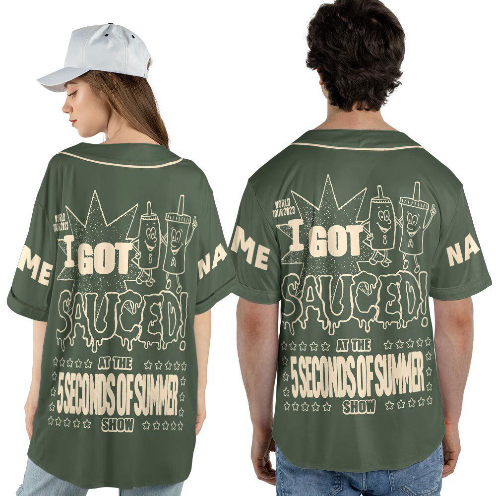 Custom Name 5 Seconds of Summer Baseball Jersey - lylyprint.com