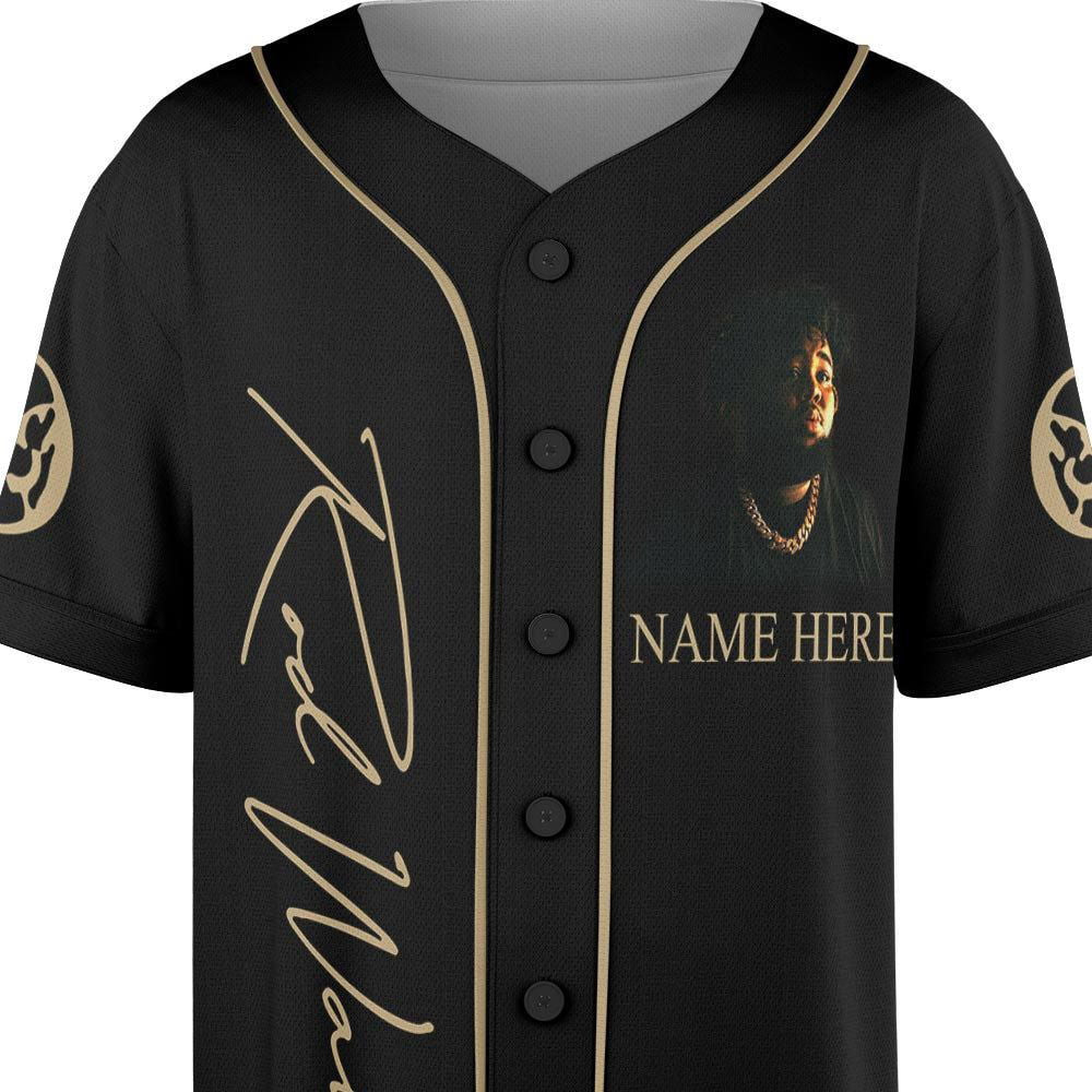 Custom Name Rod Wave Rap Baseball Jersey - lylyprint.com