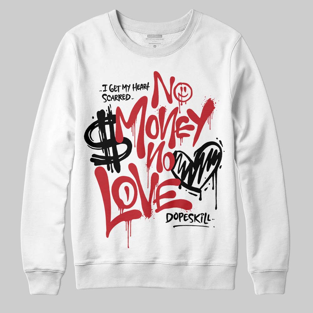 Ferrari 14s DopeSkill Sweatshirt No Money No Love Typo Graphic
