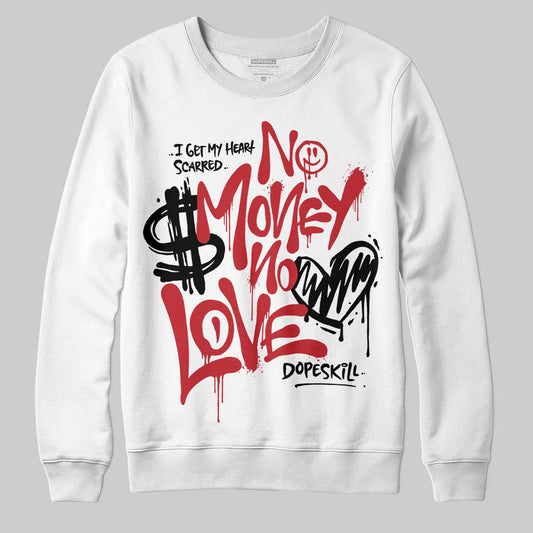 Ferrari 14s DopeSkill Sweatshirt No Money No Love Typo Graphic