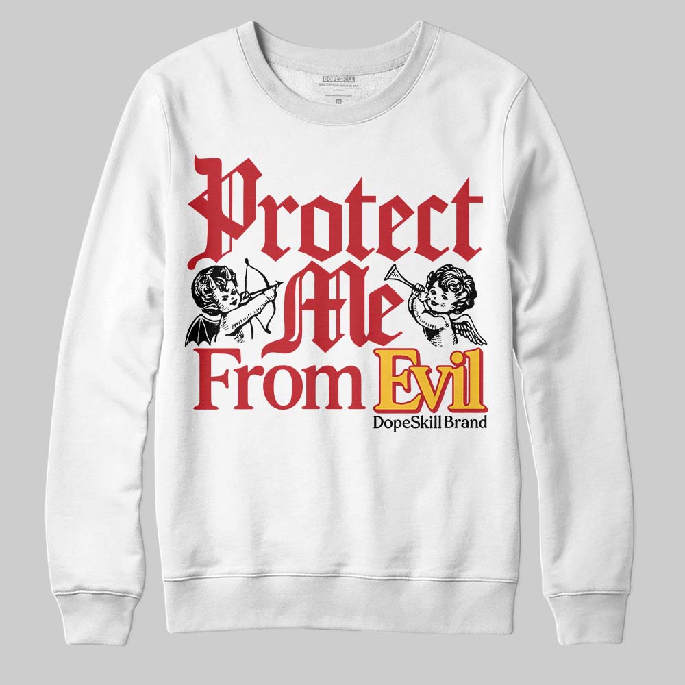 Ferrari 14s DopeSkill Sweatshirt Protect Me From Evil Graphic