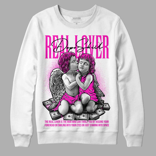 Dunk Low Active Fuchsia DopeSkill Sweatshirt Real Lover Graphic