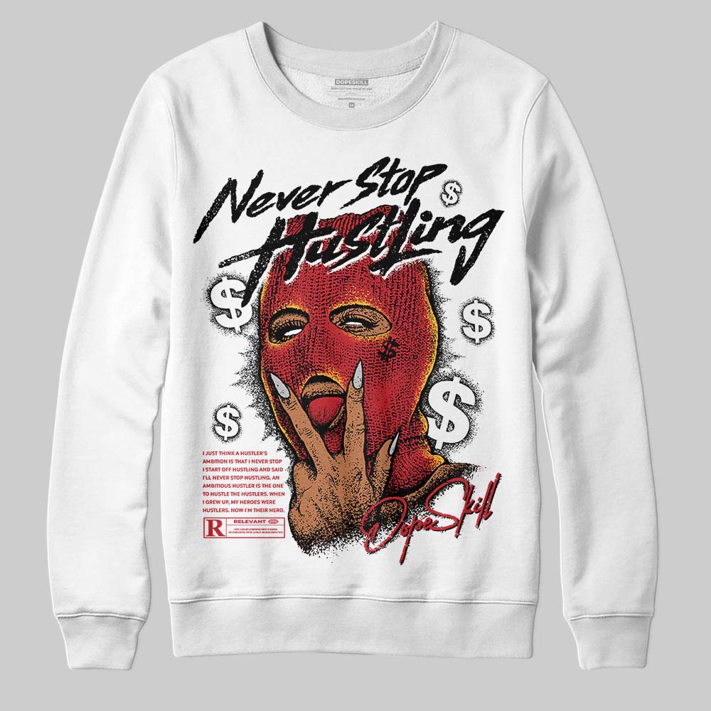 Ferrari 14s DopeSkill Sweatshirt Never Stop Hustling Graphic