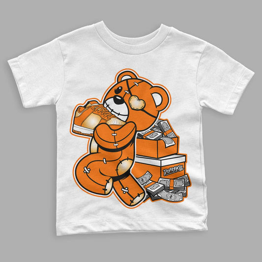 Dunk Low Magma Orange DopeSkill Toddler Kids T-shirt Bear Steals Sneaker Graphic