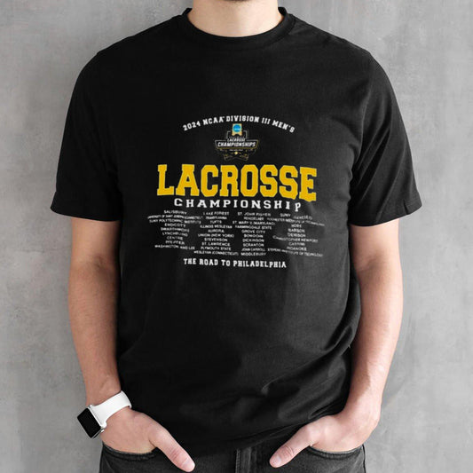 1st, 2nd, 3rd Rounds 2024 NCAA Division III Menâ€™s Lacrosse Championship Shirt