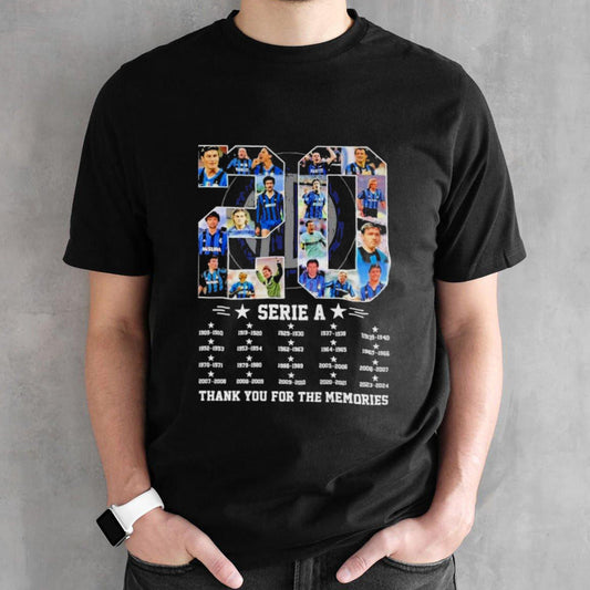 20 Serie A Inter Milan Thank You For The Memories 1909 sâ€“ 2024 T Shirts
