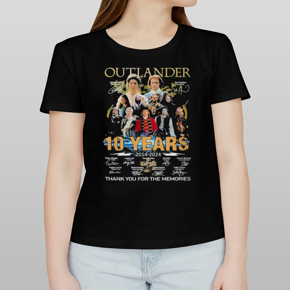 2014-2024 7 Seasons 83 Episodes Outlander T-Shirt