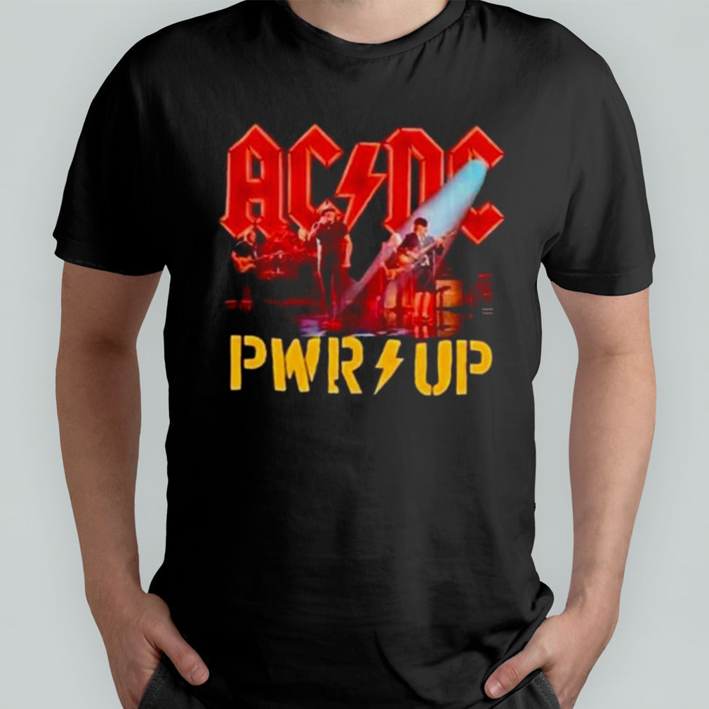 2024 Acdc Pwr Up World Tour Shirt Rock Band Graphic Fan Shirt