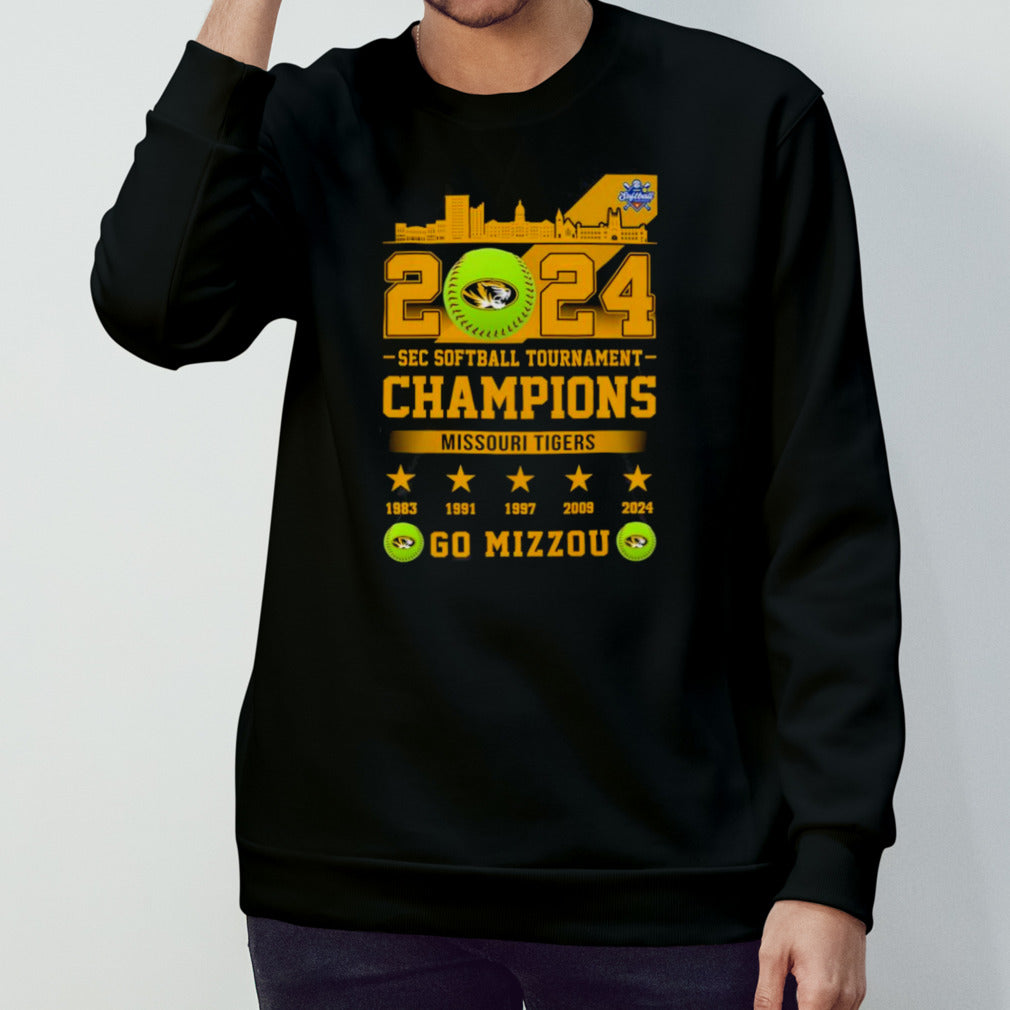 2024 SEC Softball Tournament Missouri Tigers Go Tigers CHampions Go Mizzou shirt