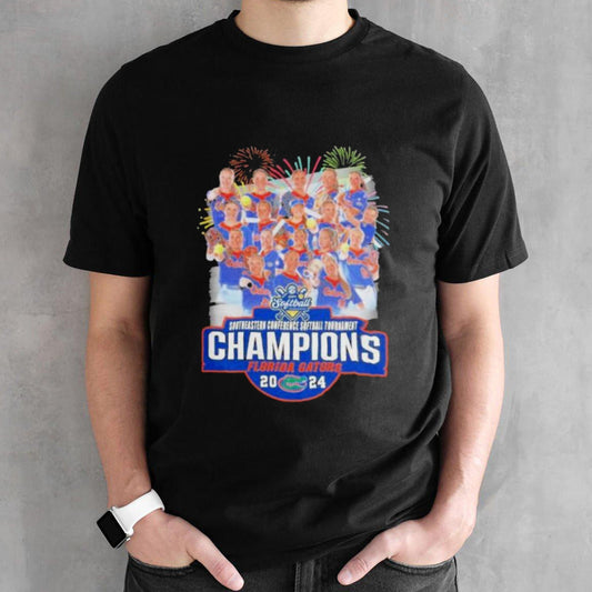2024 Southeastern Conference Softball Tournament Champions Florida Gators Team Shirt