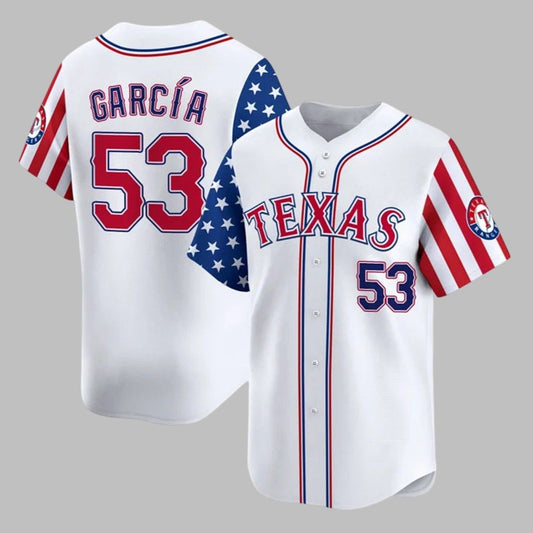 2025 Rangers Independence Day Vapor Jersey - Grishko.com