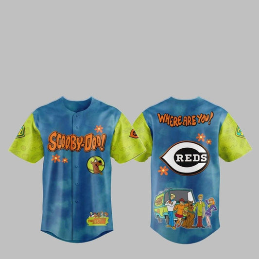 2025 Reds Scooby-Doo Baseball Jersey - Grishko.com
