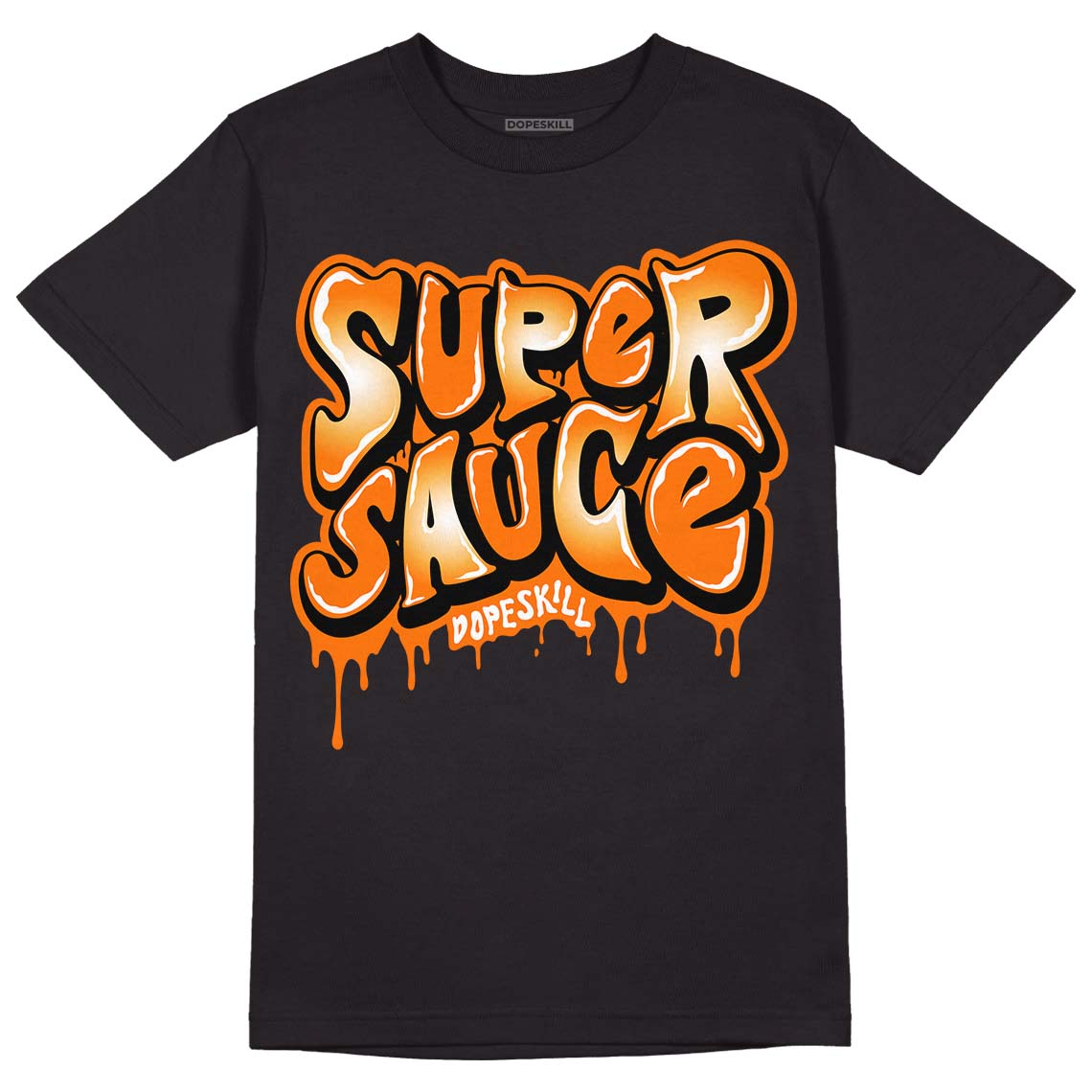 Dunk Low Magma Orange DopeSkill T-Shirt Super Sauce Graphic
