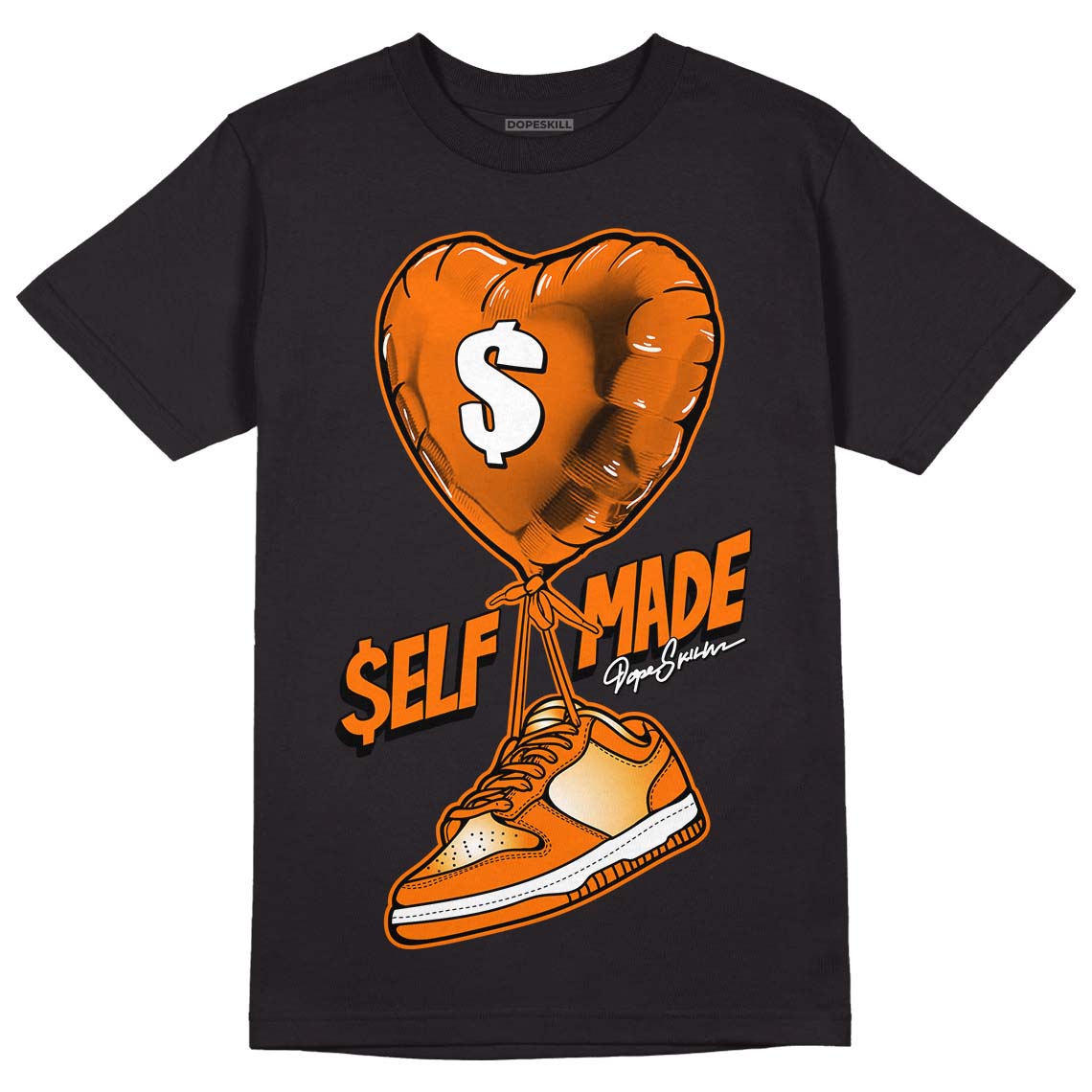 Dunk Low Magma Orange DopeSkill T-Shirt Self Made Graphic