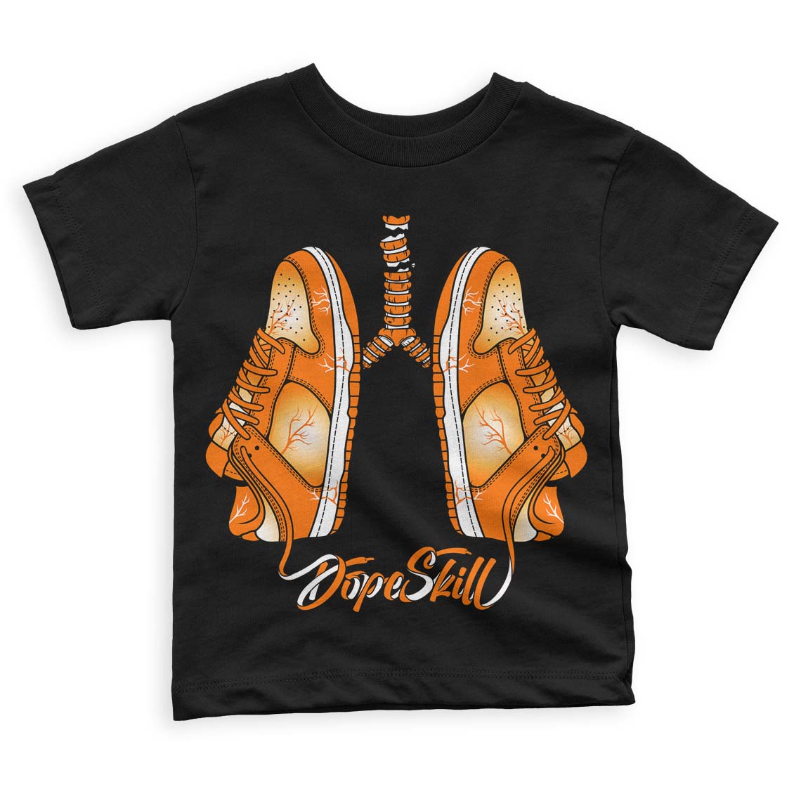 Dunk Low Magma Orange DopeSkill Toddler Kids T-shirt Breathe Graphic