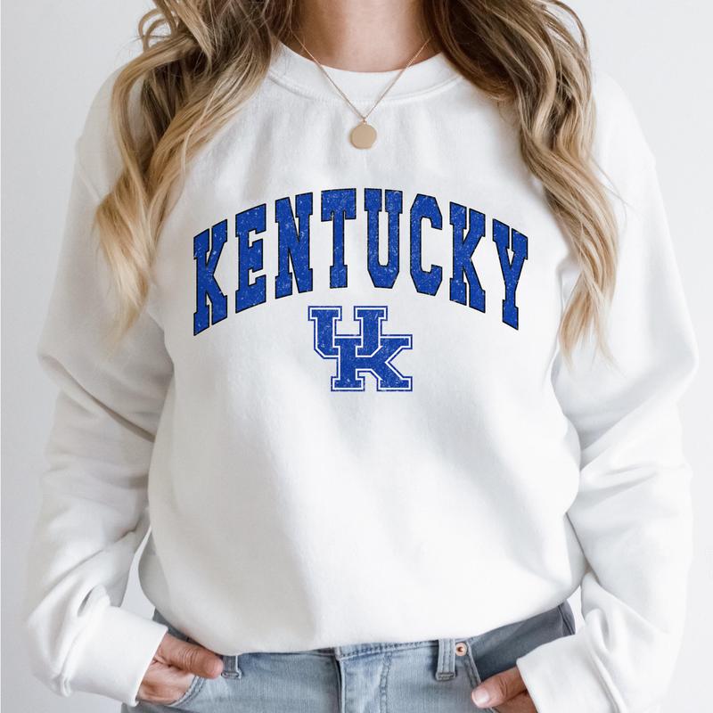 Kentucky Wildcats Vintage Football NCAA Trendy Sweatshirt, University of Kentucky Unisex Football NCAA Shirt, Gift For Men, Gift For Girls, Crewneck, Cotton, Sweaters, Pullover