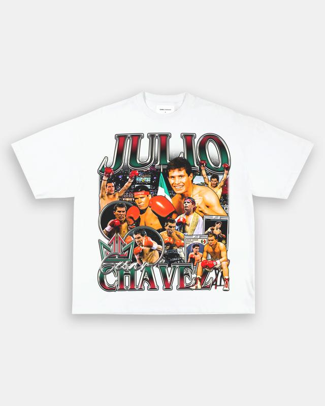 Julio Cesar Chavez Boxing Tee - Bold Sports Graphic Shirt, Vintage Athletic T-shirt for Boxing Enthusiasts, Iconic Crewneck Menswear Gift