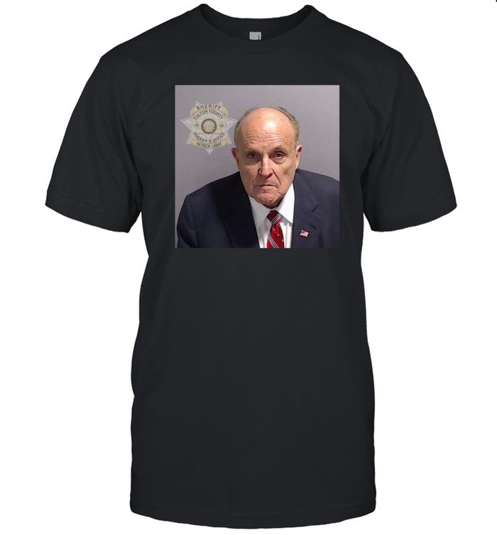 Rudy Giuliani's Mugshot Shirt, Hoodie, Sweater, Long Sleeve And Tank Top