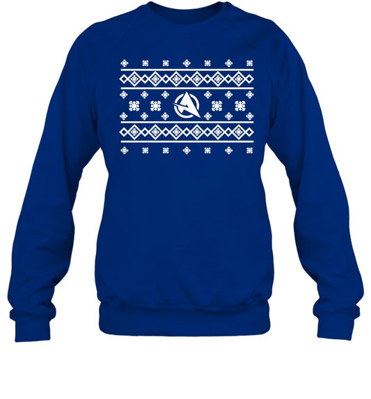 Omgitsalia Ali-A Holiday Christmas Crewneck Sweatshirt