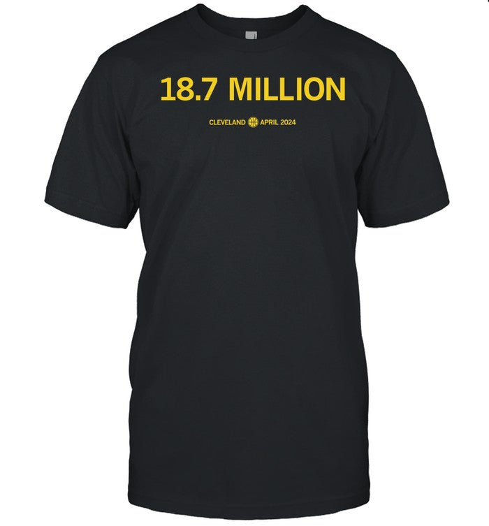 18.7 Million Cleveland April 2024 Shirt