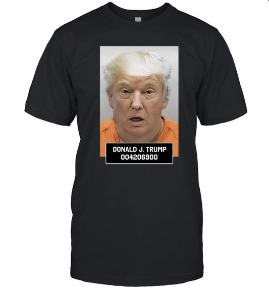 Trashcan Paul Donald J Trump 004206900 Mugshot Shirt