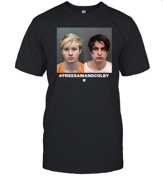 Freesamandcolby Mugshot Tee
