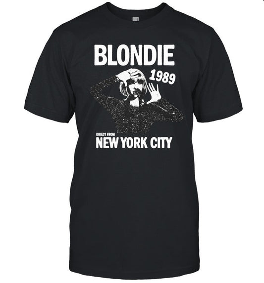 Dopaminegoods Blondie 1989 Direct From New York City Heavy Metal Shirt