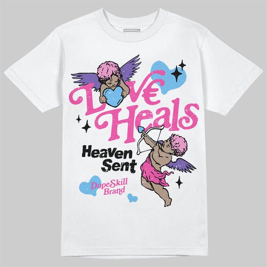 Dunk Active Fuchsia DopeSkill T-Shirt New Love Heals Graphic