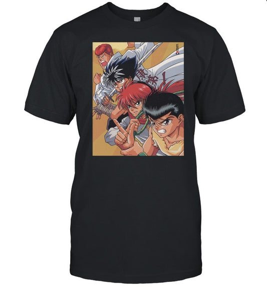 Retro Anime Yu Yu Hakusho 1992 Poster Shirt