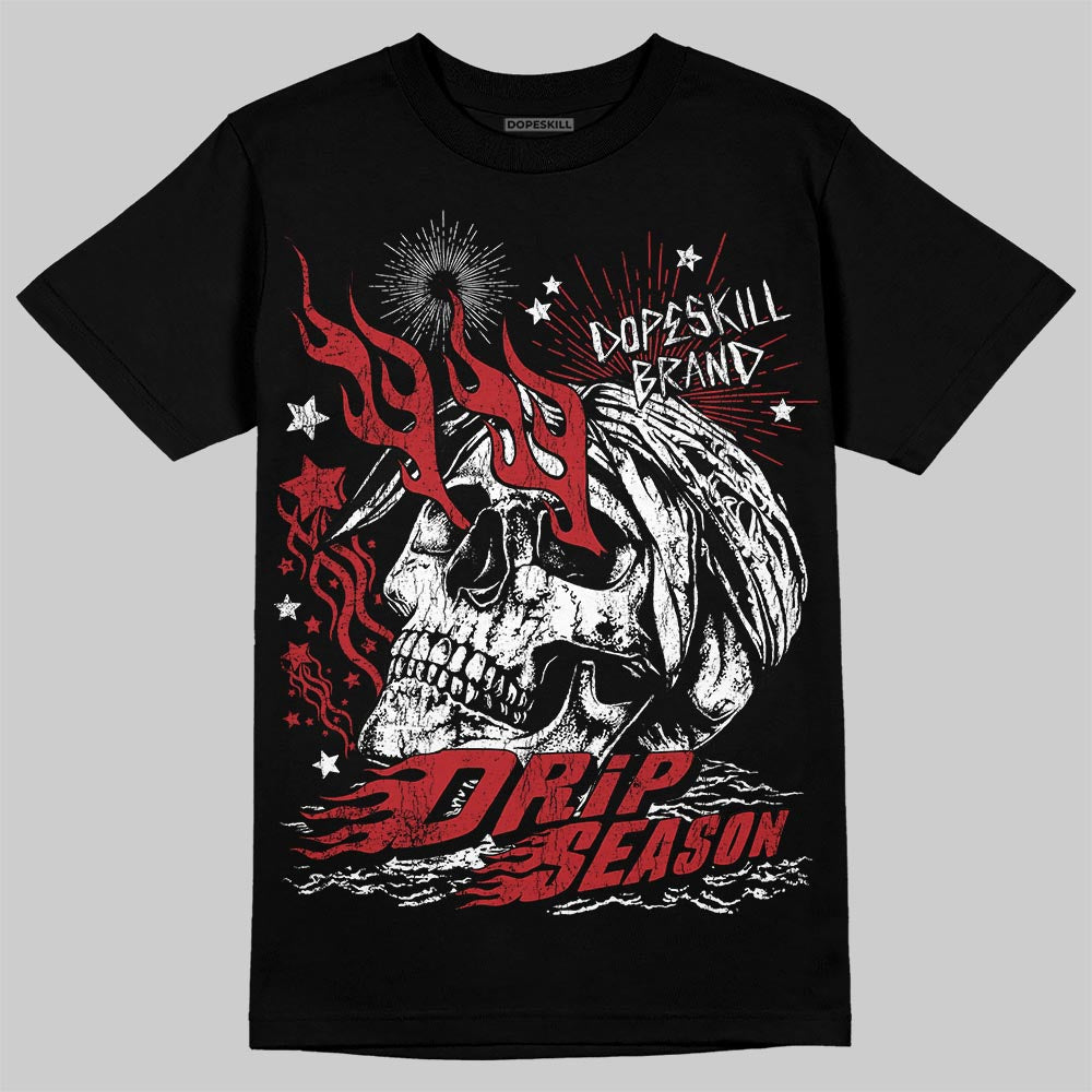 Flu Game 12s DopeSkill T-Shirt Drip Season Graphic