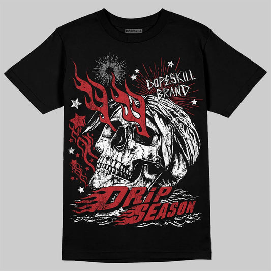 Flu Game 12s DopeSkill T-Shirt Drip Season Graphic