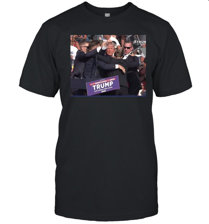 Secret Service Rushes Trump Off Stage After Pops That Sounded Like Gunshots Shirt