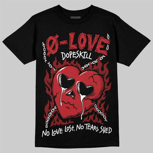 Flu Game 12s DopeSkill T-Shirt Crying Heart Graphic