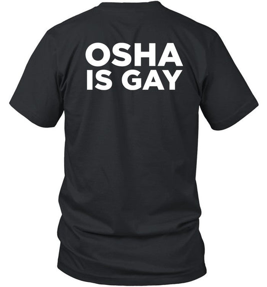 Osha Is Gay Usa Flag Tee