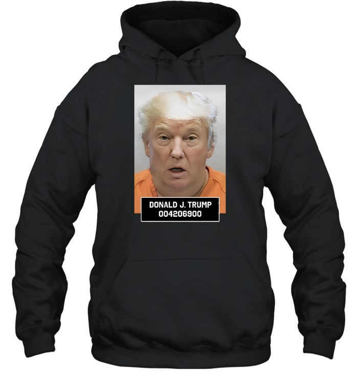 Donald J Trump 004206900 Mugshot Hoodie