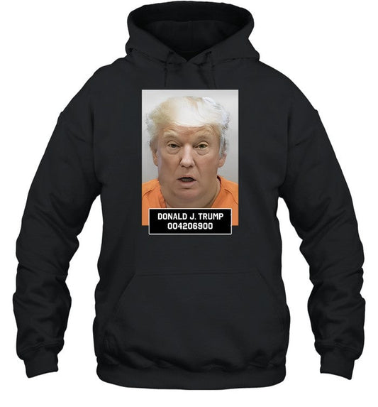 Donald J Trump 004206900 Mugshot Hoodie