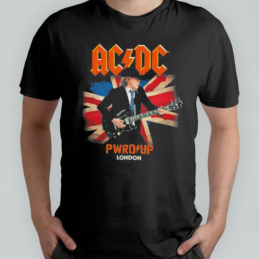 AC DC Union Jack London 2024 Tour T-shirt