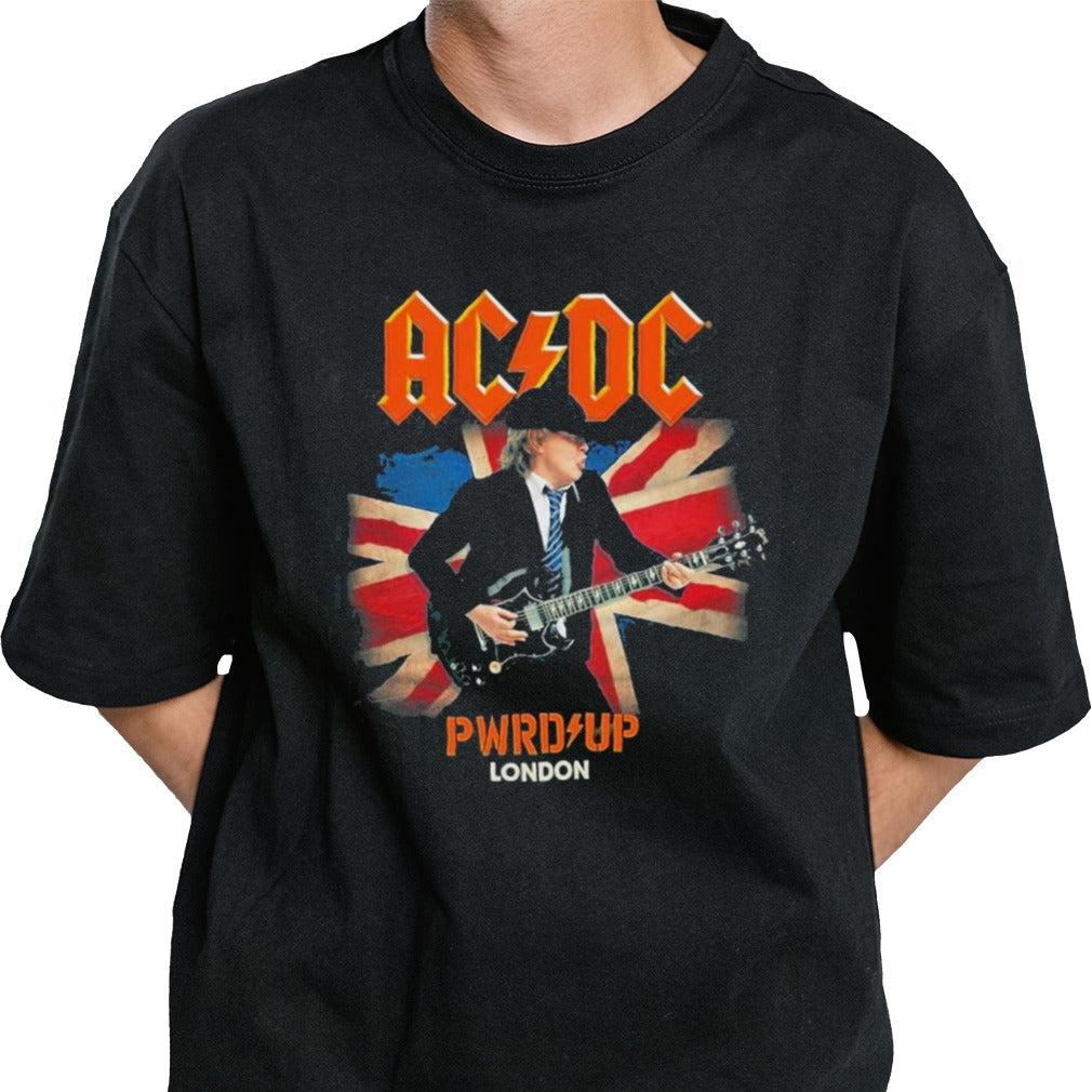 AC DC Union Jack London 2024 Tour T-shirt