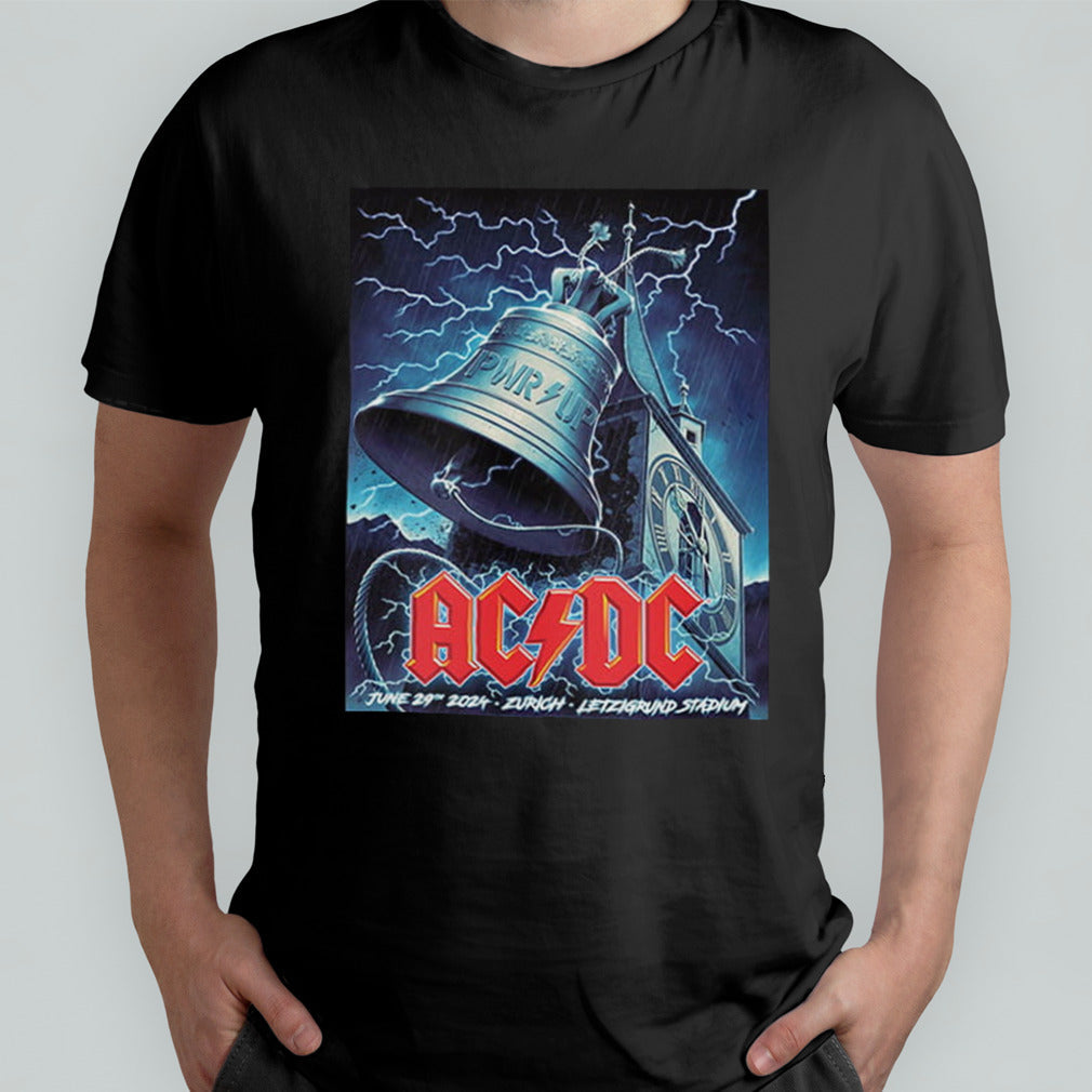 ACDC Show In Zurich Switzerland Tonight PWRUP Tour June 29th 2024 shirt