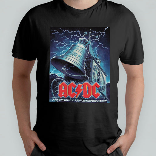 ACDC Show In Zurich Switzerland Tonight PWRUP Tour June 29th 2024 shirt