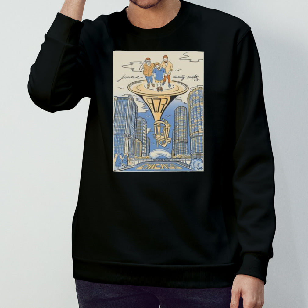 AJR Chicago June 29 2024 Tour Poster Shirt