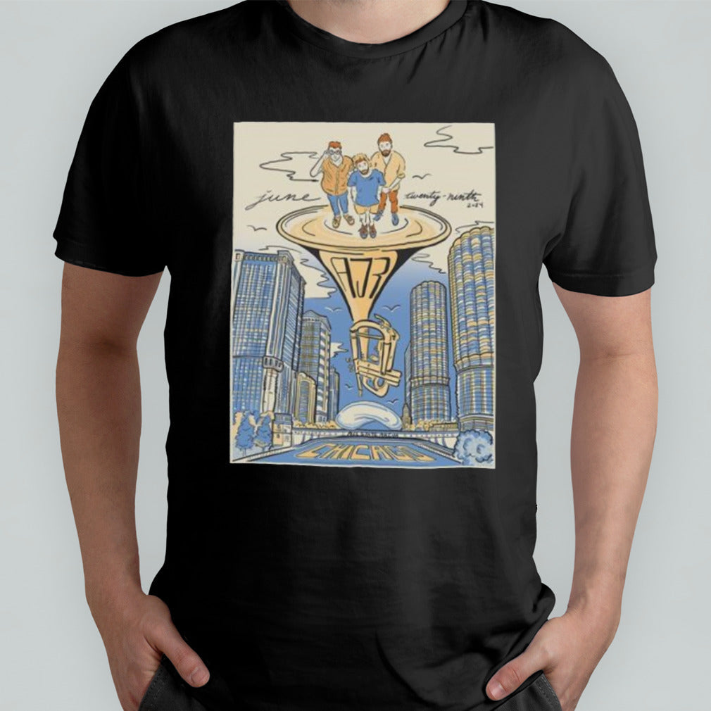 AJR Chicago June 29 2024 Tour Poster Shirt