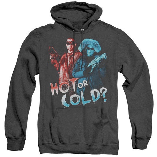 Arrow Hot Or Cold Mens Heather Hoodie Black