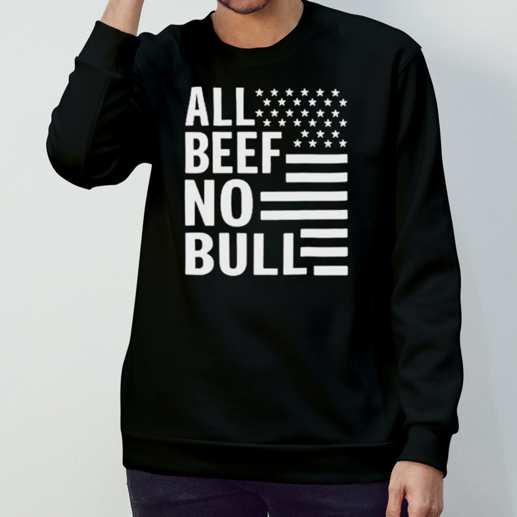 All beef no bull USA flag shirts