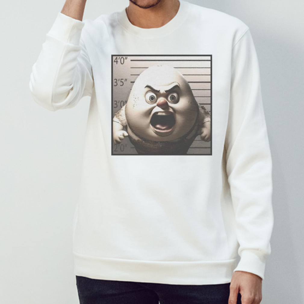 Angry egg mugshot shirts