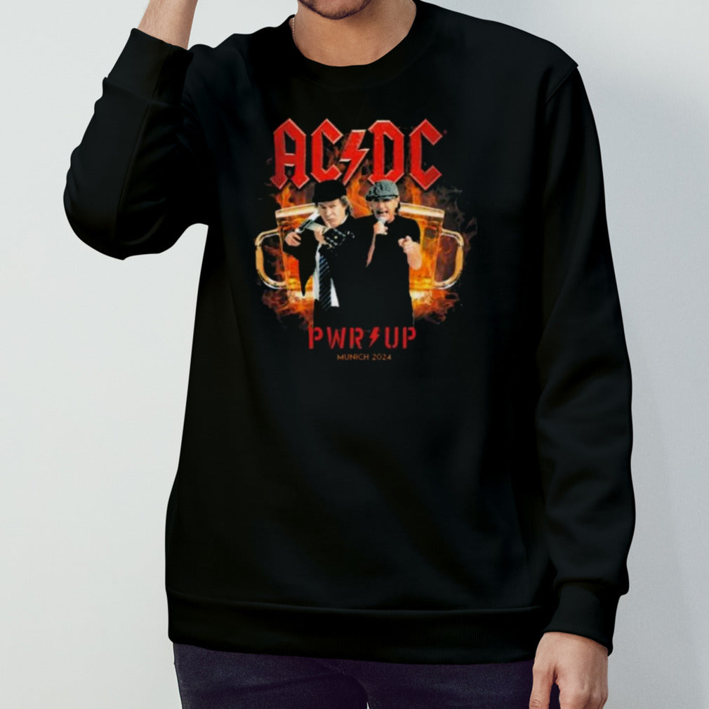 Angus Young And Brian Johnson AC DC Pwr Up Munich Tour 2024 shirt